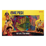 One Piece Tin Signs 3 Pack 