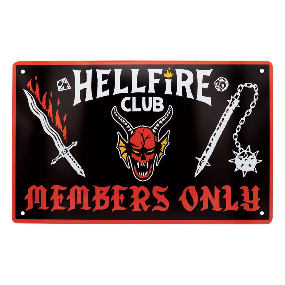 Stranger Things Tin Signs 3 Pack 