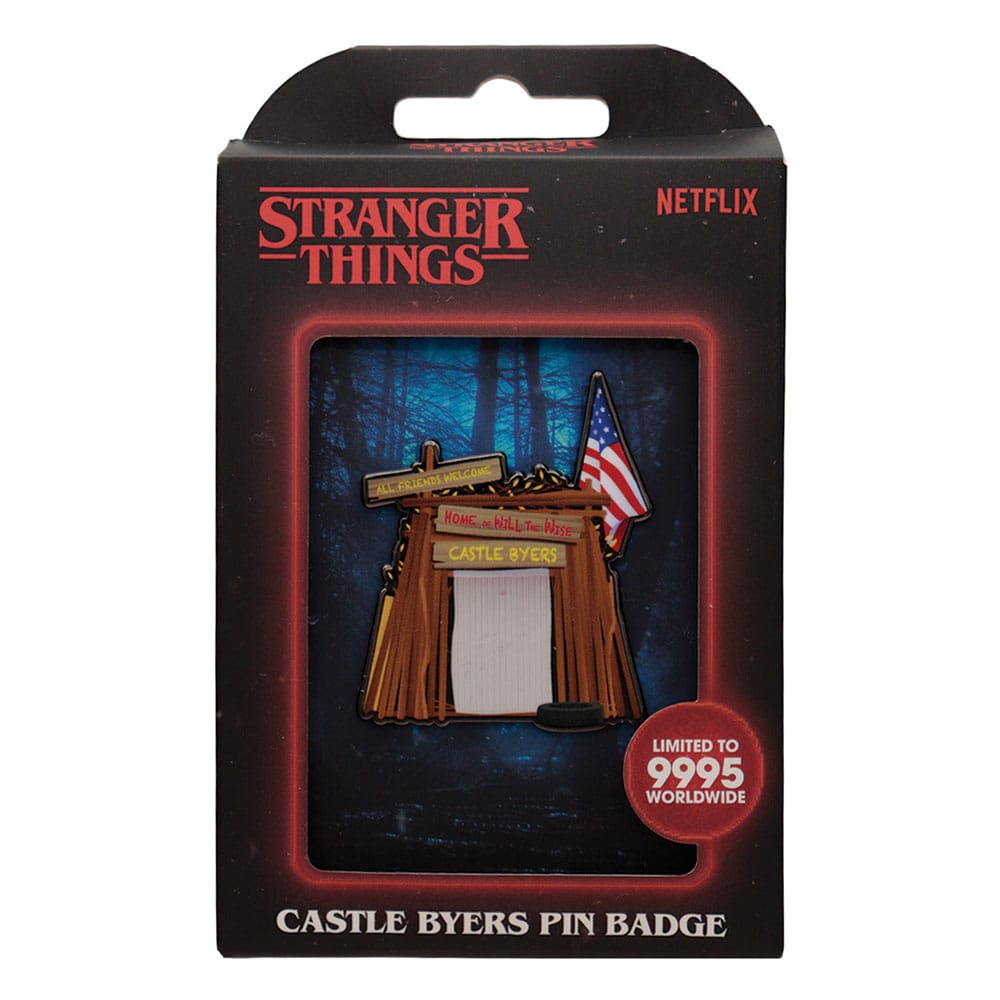 Stranger Things Pin Badge Castle Byers Limited Edition     