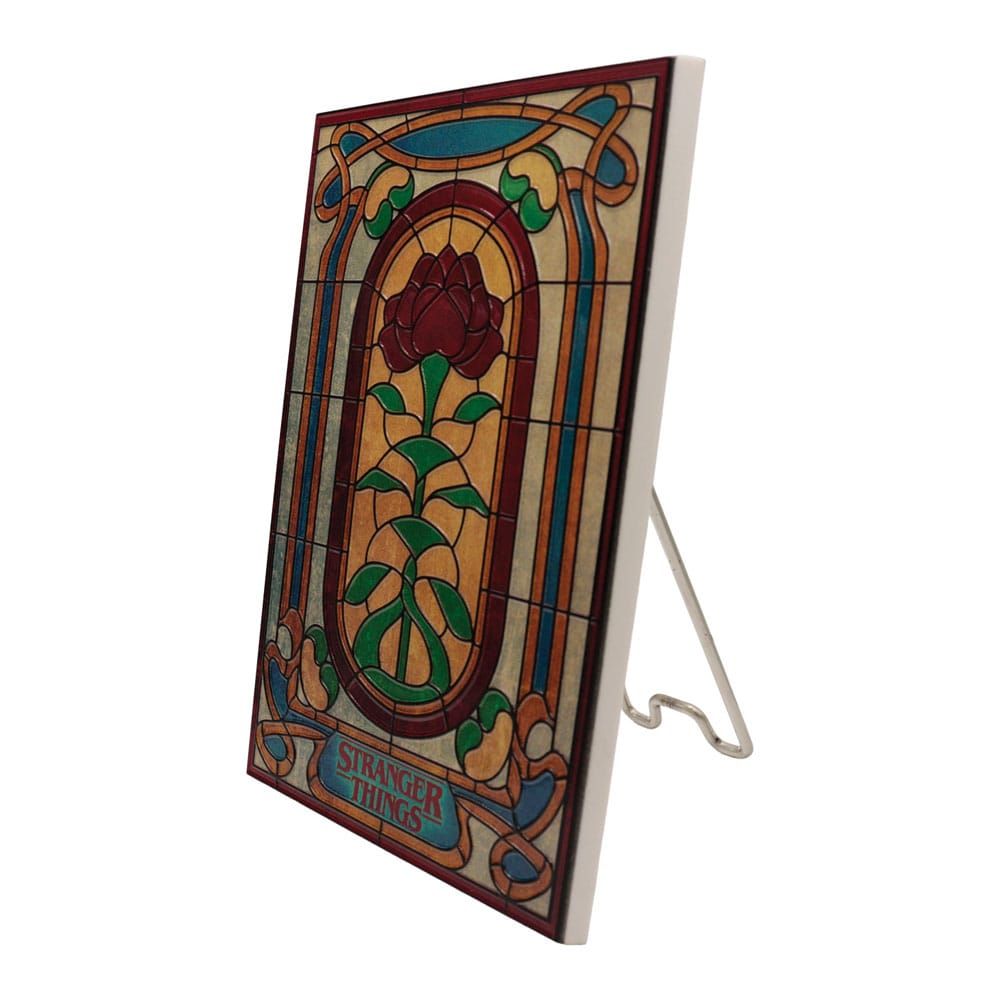 Stranger Things Resin Plaque Creel House Stained Glass Window