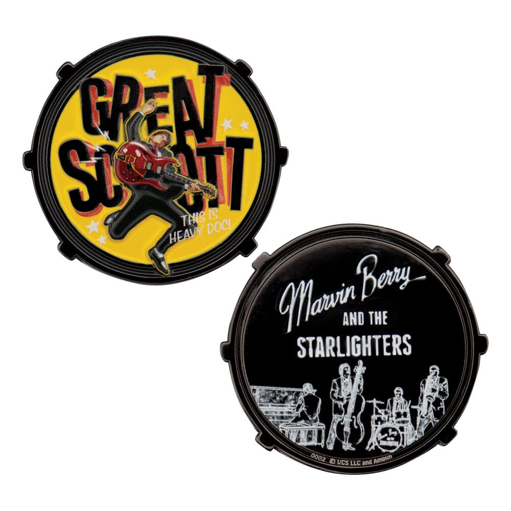 Back To The Future Collectable Coin Marvin Berry & The Starlighters Limited Edition         