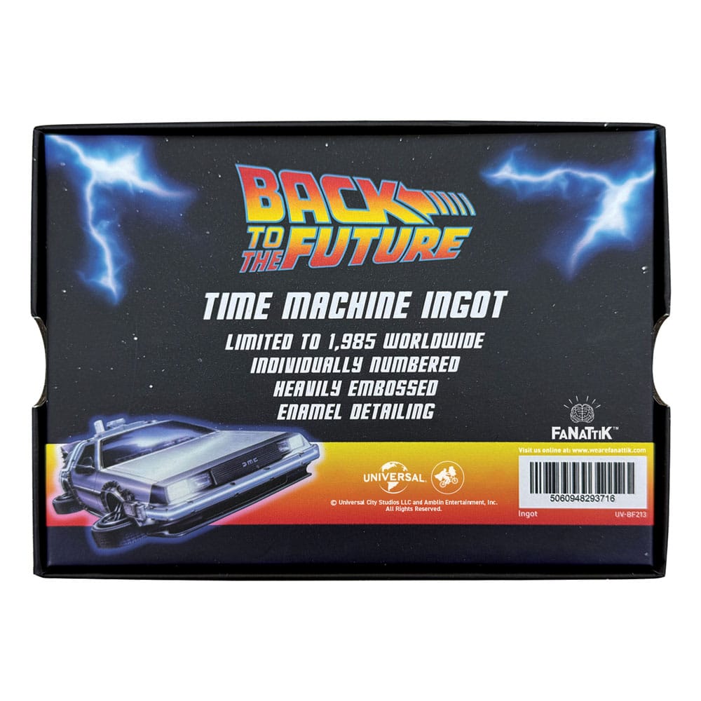 Back To The Future Ingot 40th Anniversary Time Circuits Limited Edition 