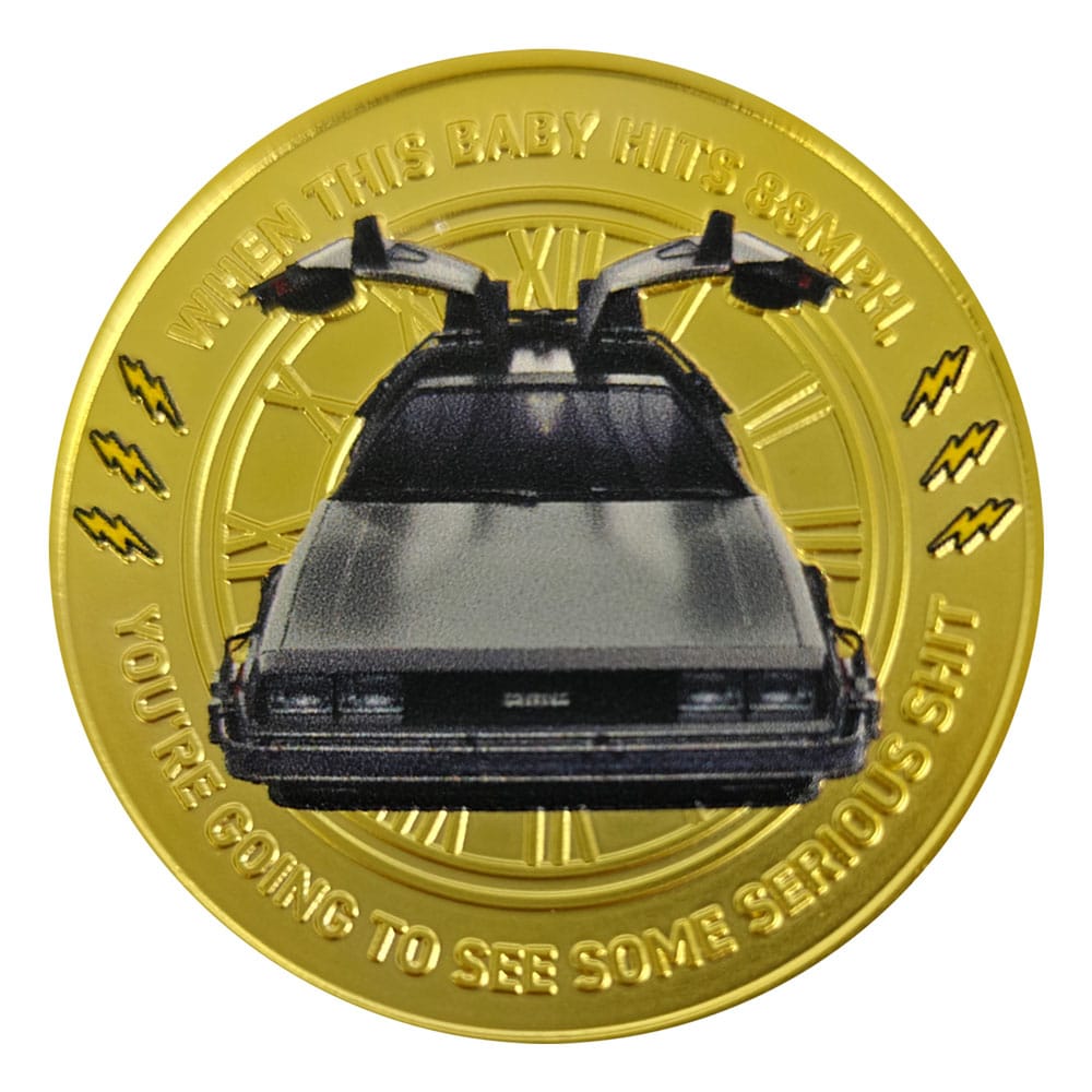 Back To The Future Collectable Coin 40th Anniversary Limited Edition         