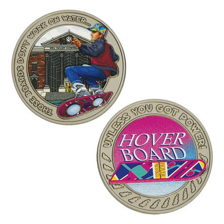 Back To The Future Collectable Coin Hoverboard Limited Edition         