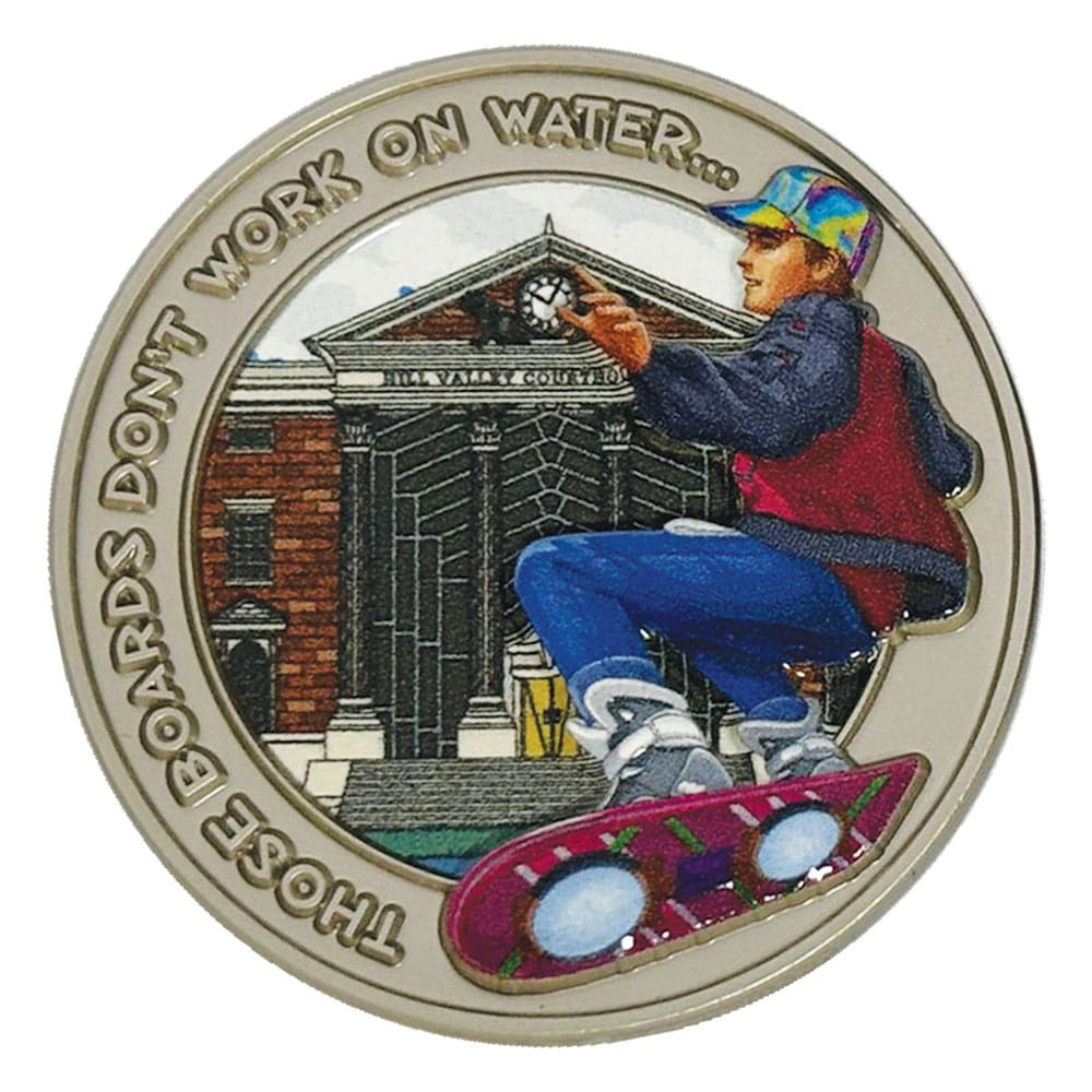 Back To The Future Collectable Coin Hoverboard Limited Edition         