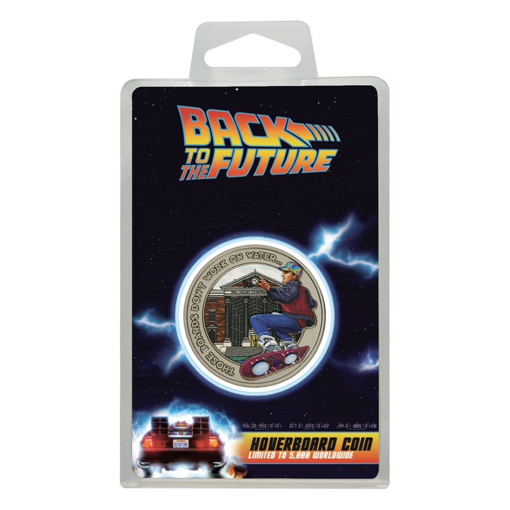 Back To The Future Collectable Coin Hoverboard Limited Edition         