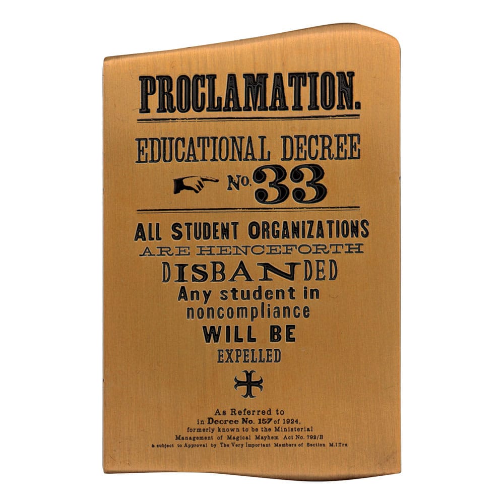 Harry Potter Ingot Dumbledore's Army Limited Edition   