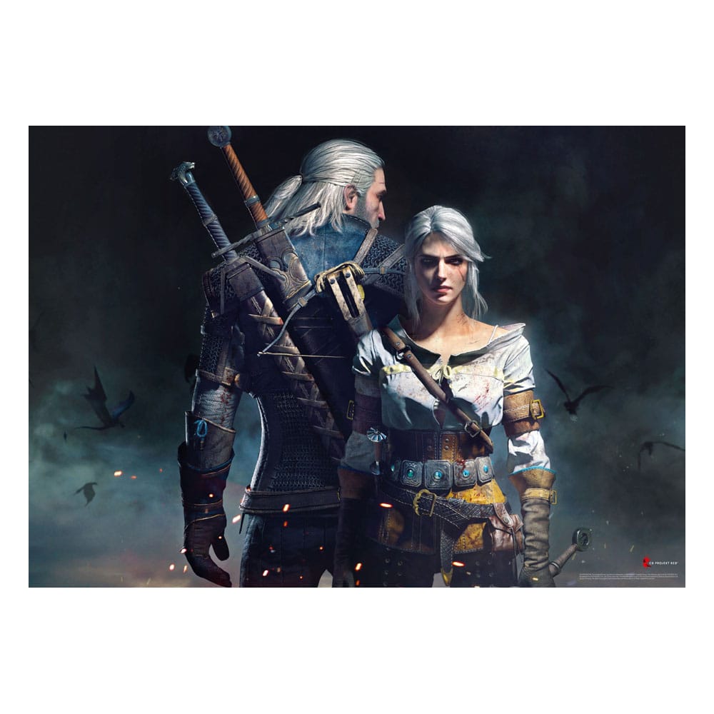 The Witcher Gaming Puzzle Geralt & Ciri (1000 pieces) 