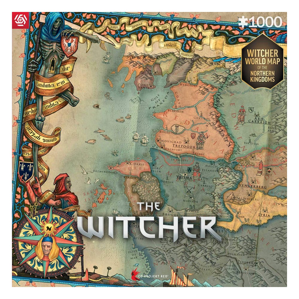 The Witcher 3 Gaming Puzzle The Northern Kingdoms (1000 pieces) 