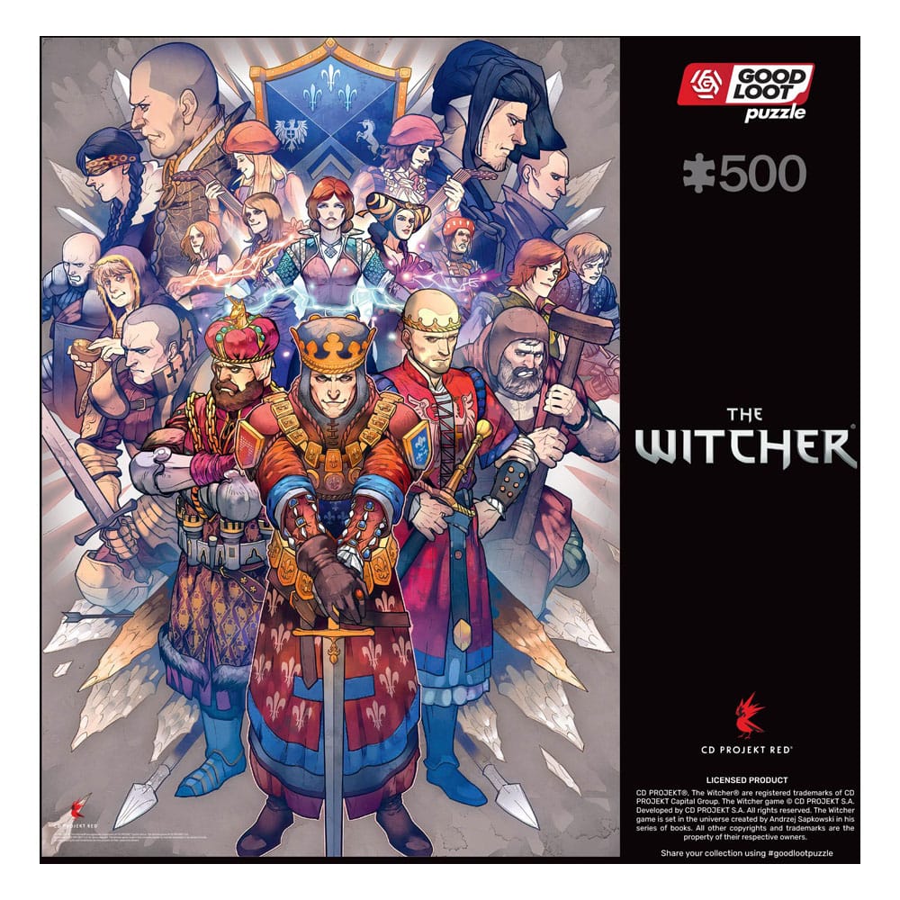 The Witcher Gaming Puzzle Northern Realms (500 pieces) 
