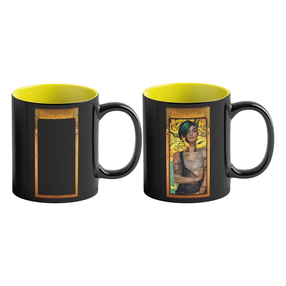 Cyberpunk 2077 Game Art Chronicles Heat Change Mug Judy inspired by Gustav Klimt 450 ml 