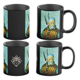 The Witcher III: Wild Hunt Game Art Chronicles Heat Change Mug Geralt inspired by Vincent van Gogh 450 ml 