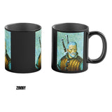 The Witcher III: Wild Hunt Game Art Chronicles Heat Change Mug Geralt inspired by Vincent van Gogh 450 ml 