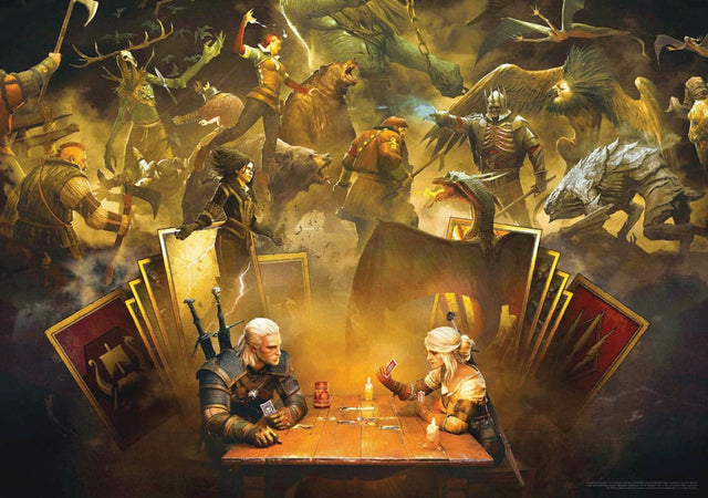 The Witcher Puzzle Playing Gwent (1000 pieces) 