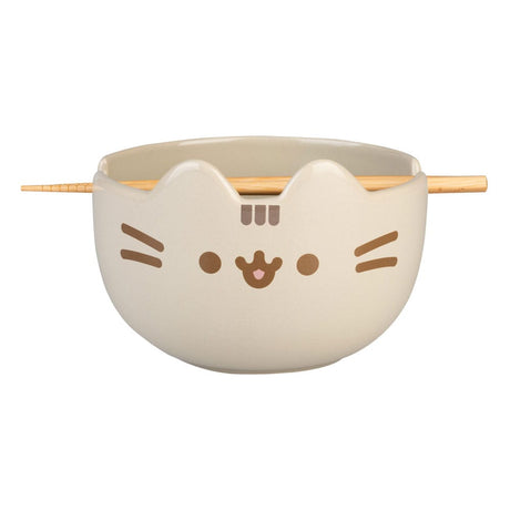 Pusheen Stoneware Ramen Bowl by Grupo Erik