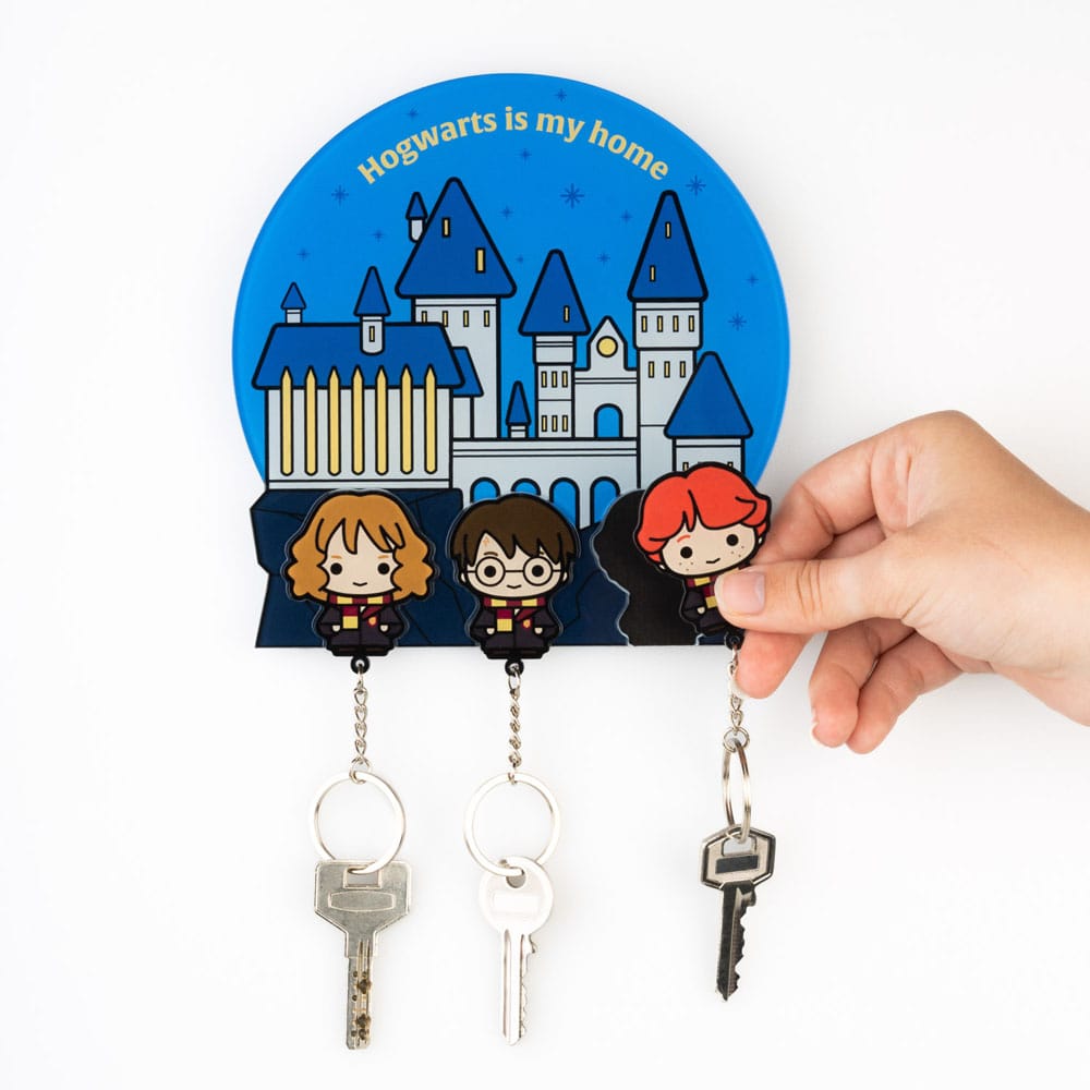 Harry Potter Enchanted Key Rack with 3 Key Rings by Grupo Erik