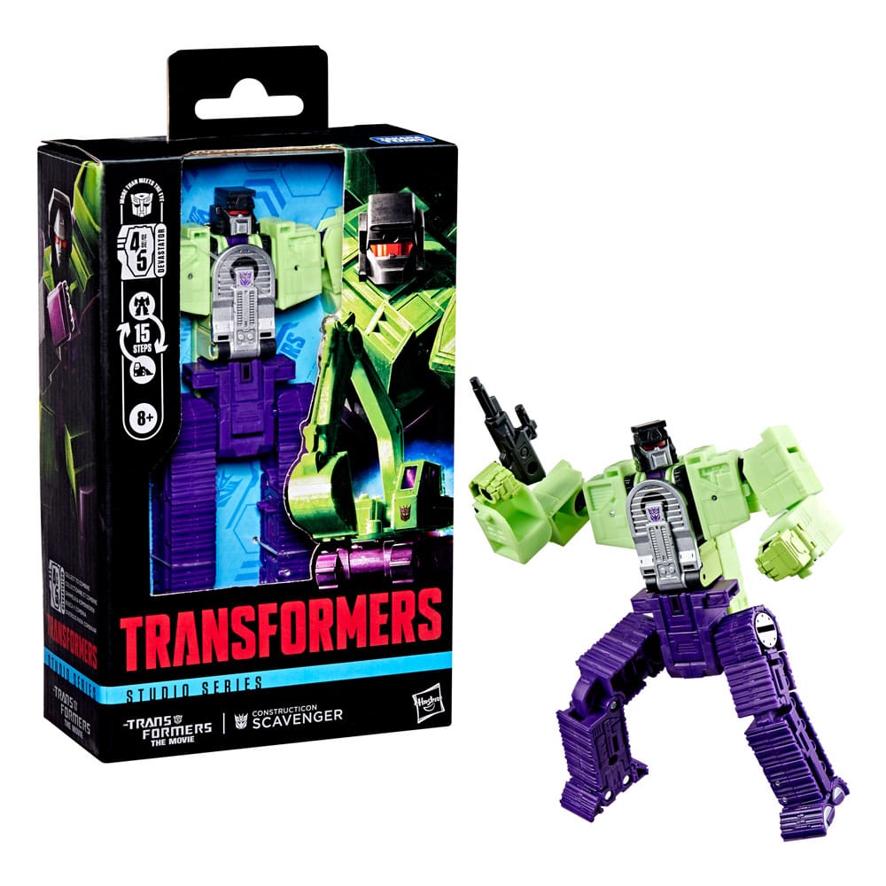 The Transformers: The Movie Studio Series Deluxe Class Action Figure Constructicon Scavenger 11 cm