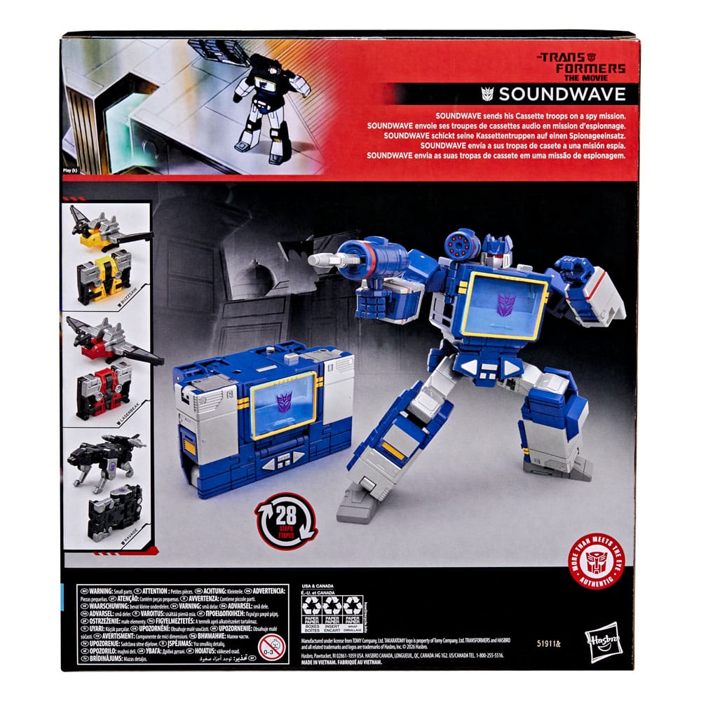 The Transformers: The Movie Studio Series Leader Class Action Figure Megatron 22 cm