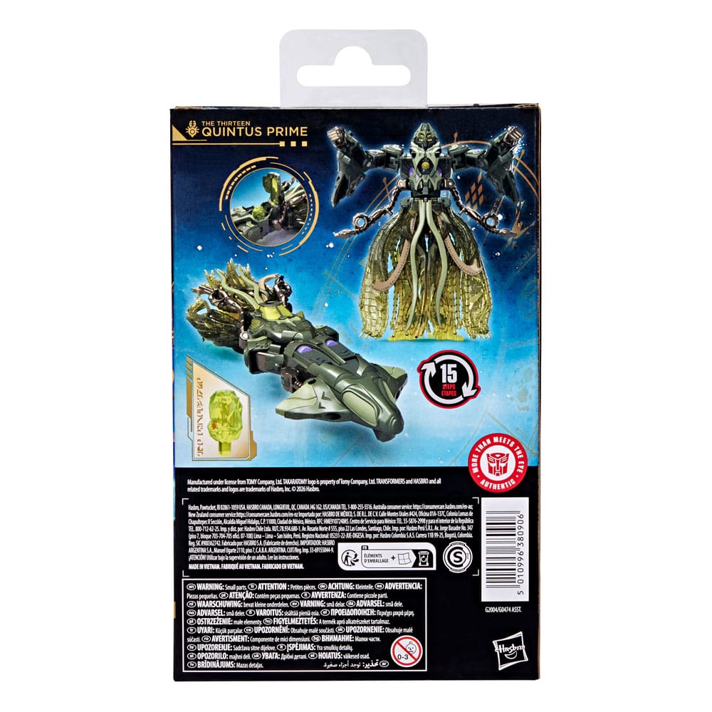 Transformers Age of the Primes Deluxe Class Action Figure The Thirteen: Quintus Prime 14 cm