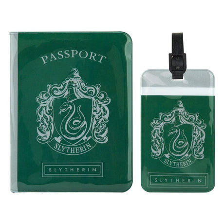 Harry Potter Passport Case & Luggage Tag Set Slytherin  
