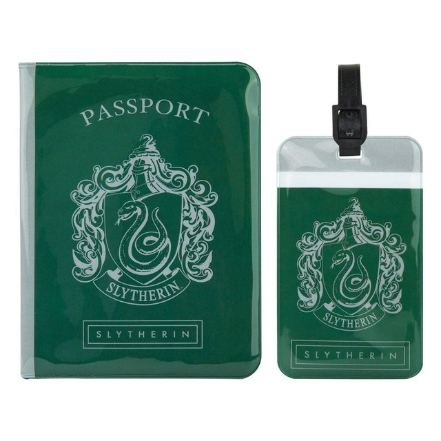 Harry Potter Passport Case & Luggage Tag Set Slytherin  
