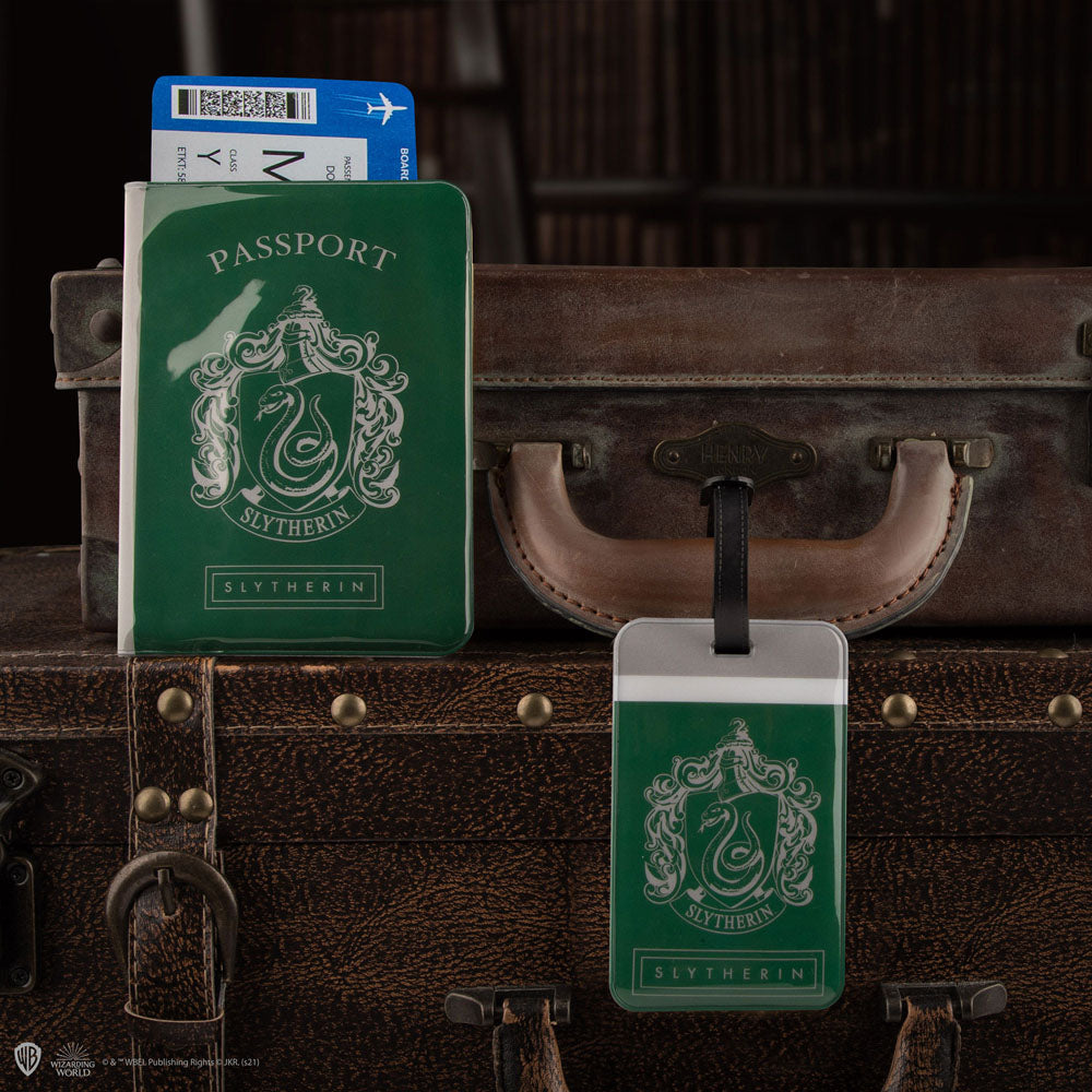 Harry Potter Passport Case & Luggage Tag Set Slytherin  