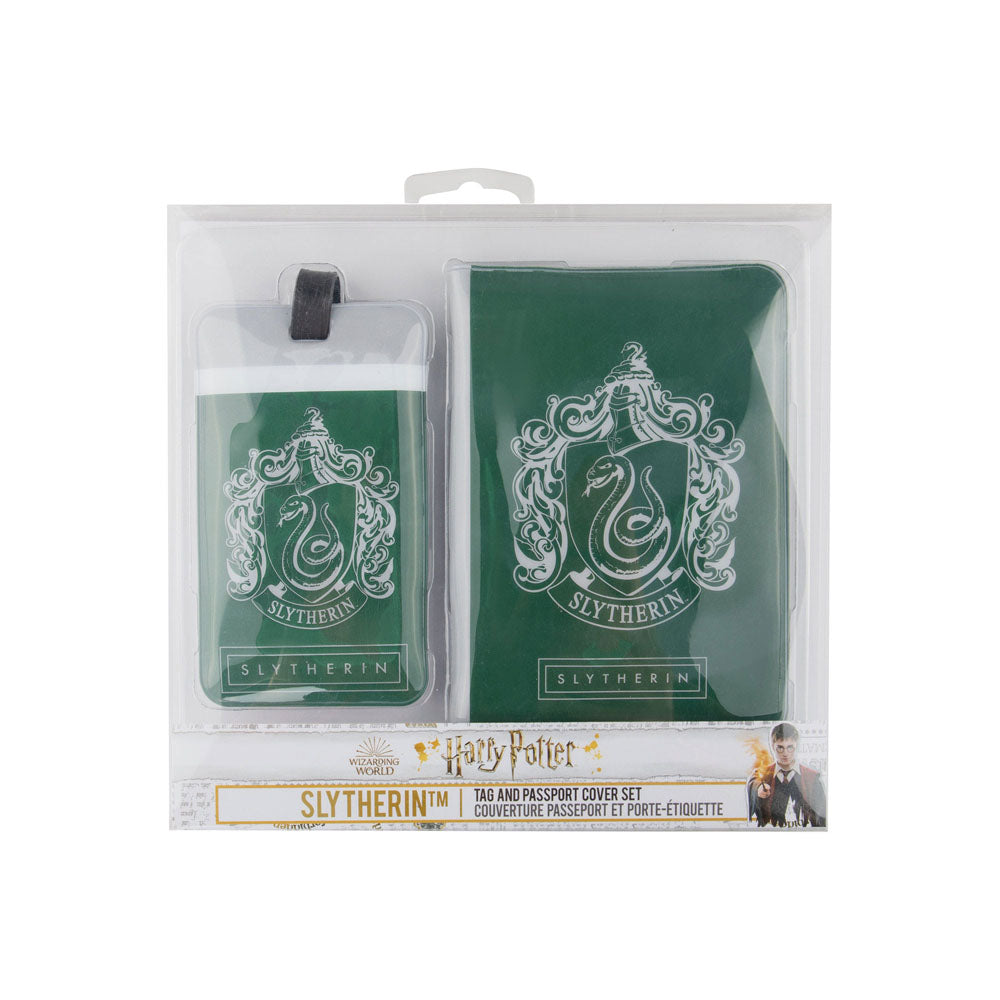 Harry Potter Passport Case & Luggage Tag Set Slytherin  