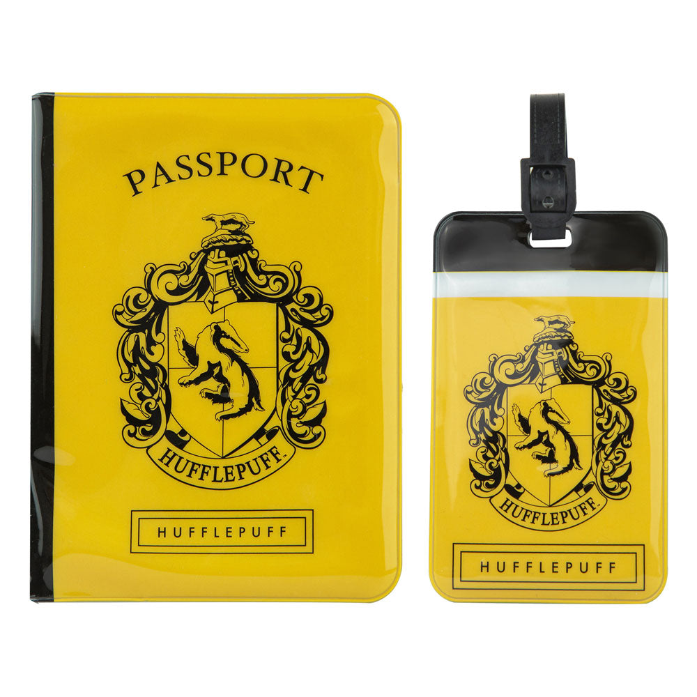 Harry Potter Passport Case & Luggage Tag Set Hufflepuff    