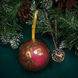 Game of Thrones Tree Ornament with Necklace Targaryen