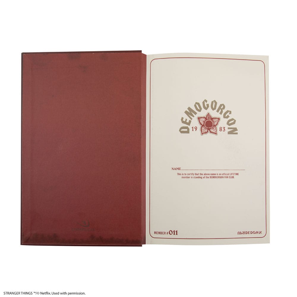 Stranger Things Notebook Demogorgon 