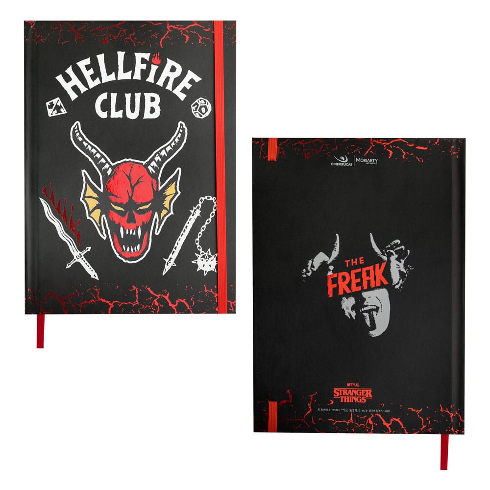 Stranger Things Notebook Hell Fire Club 