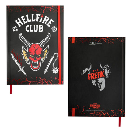 Stranger Things Notebook Hell Fire Club 