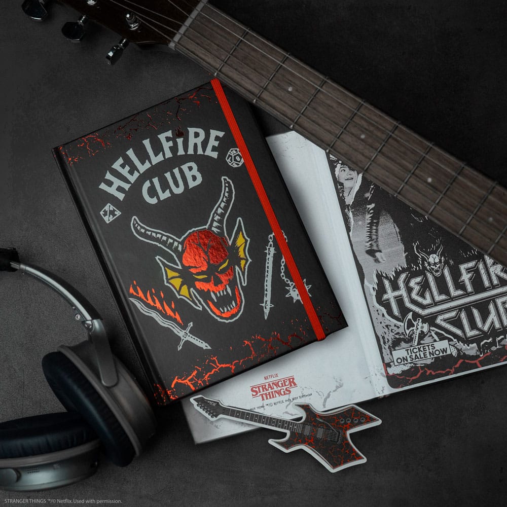 Stranger Things Notebook Hell Fire Club 