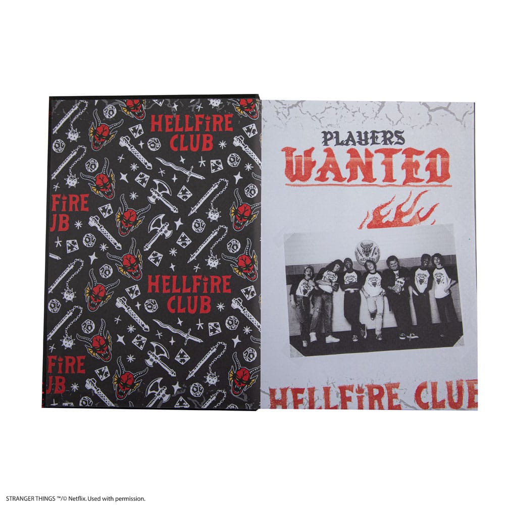 Stranger Things Notebook Hell Fire Club 
