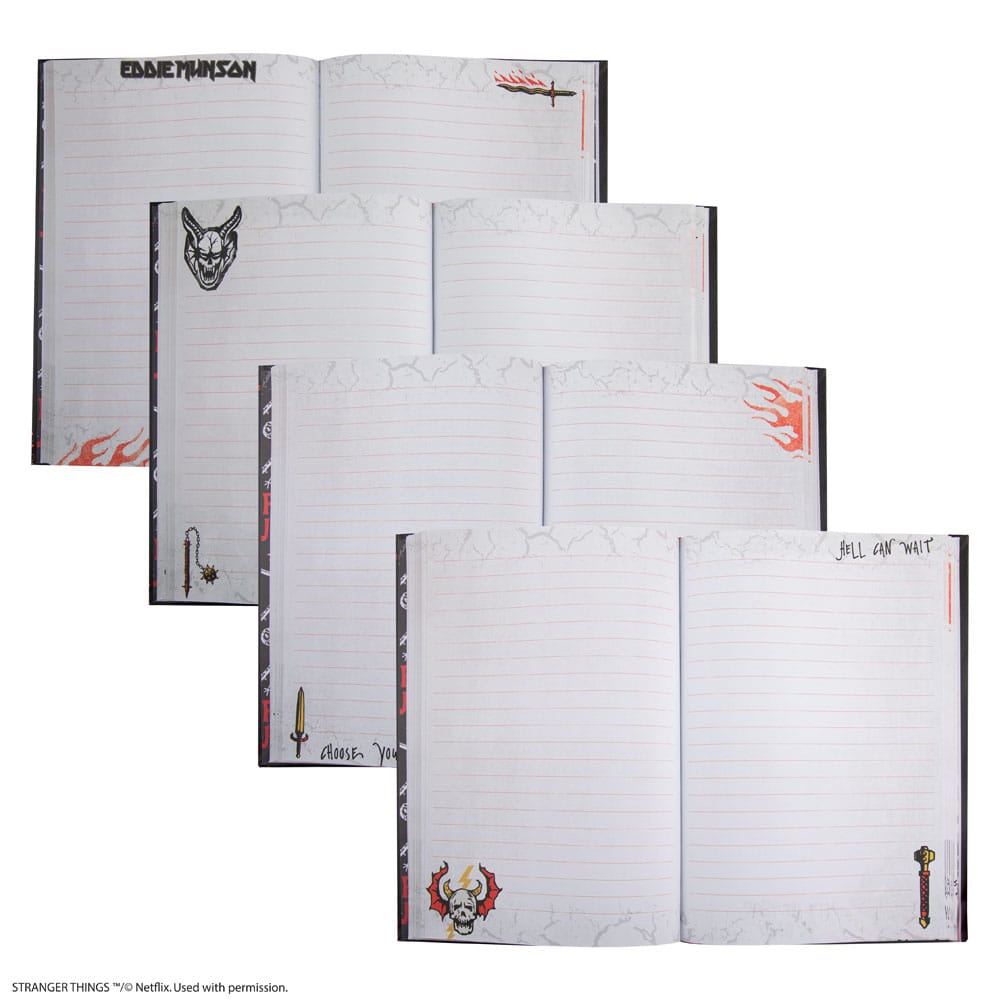 Stranger Things Notebook Hell Fire Club 