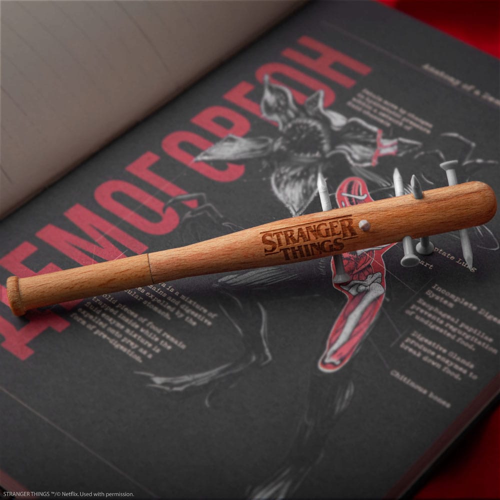 Stranger Things Spiked Bat Pen & Stranger Things Pin 