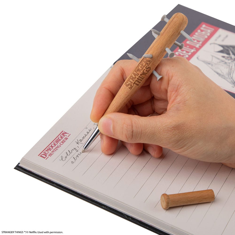 Stranger Things Spiked Bat Pen & Stranger Things Pin 