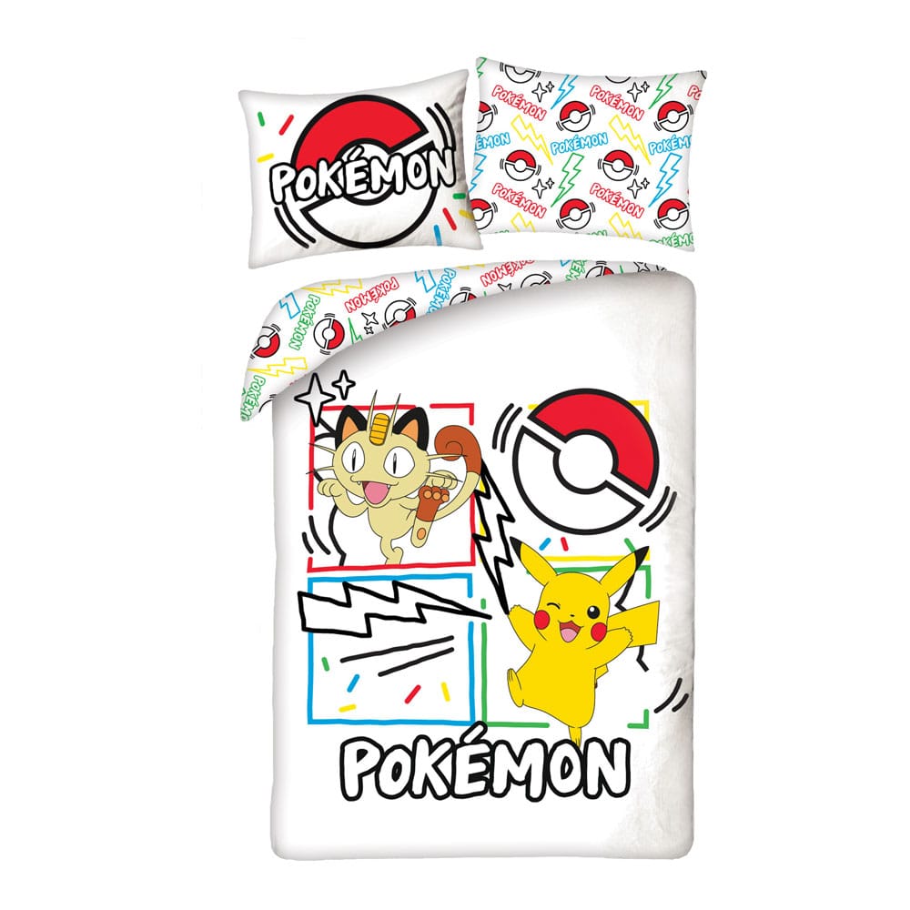 Pokémon Duvet Set Ver. 13 140 x 200 cm / 70 x 90 cm  