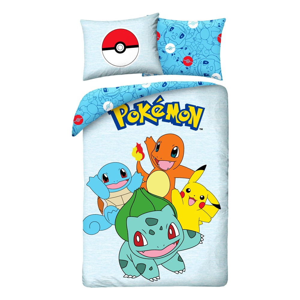 Pokémon Duvet Set Ver. 6 140 x 200 cm / 70 x 90 cm  