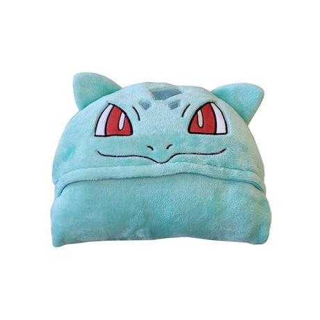 Pokémon Coral Hooded Blanket Bulbasaur 120 x 150 cm    