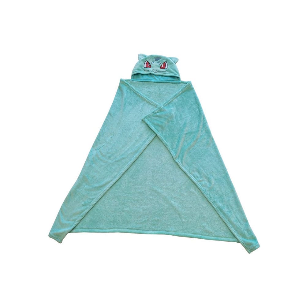 Pokémon Coral Hooded Blanket Bulbasaur 120 x 150 cm    
