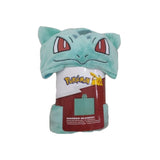 Pokémon Coral Hooded Blanket Bulbasaur 120 x 150 cm    