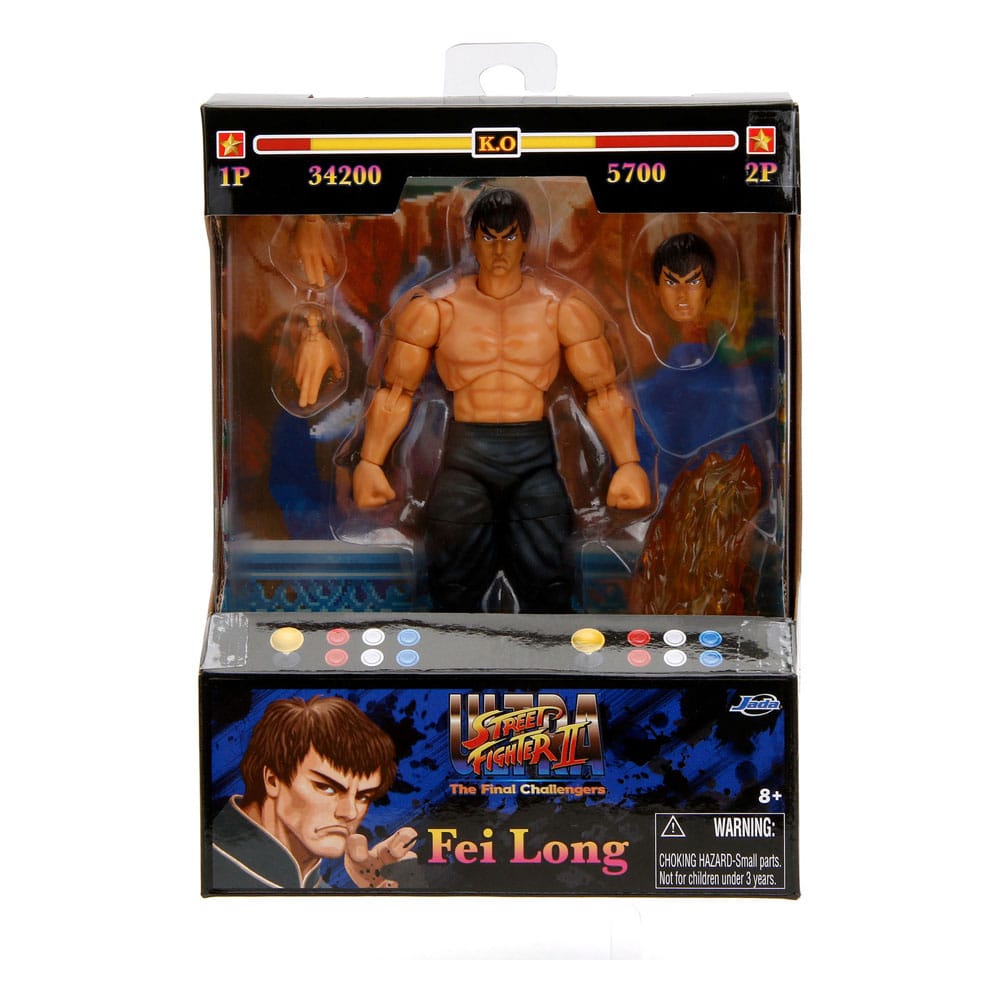 Ultra Street Fighter II: The Final Challengers Action Figure 1/12 Fei-Long 15 cm 