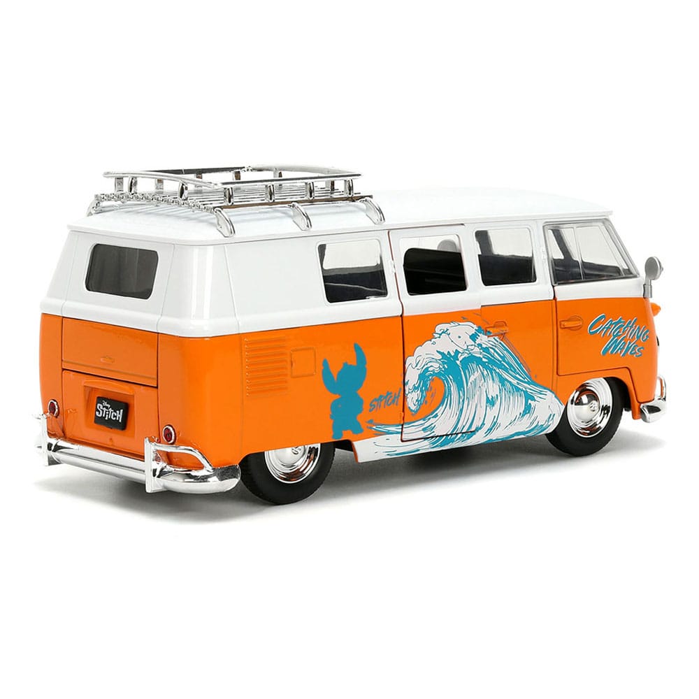 Lilo & Stitch Diecast Model 1/24 1961 VW Bus Stitch