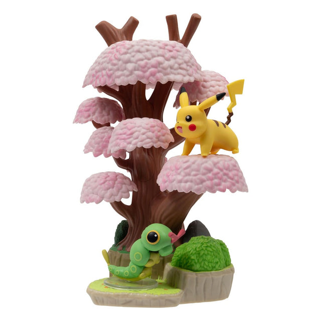 Pokémon Environment Set Spring Forest & Caterpie & Pikachu 5 cm   