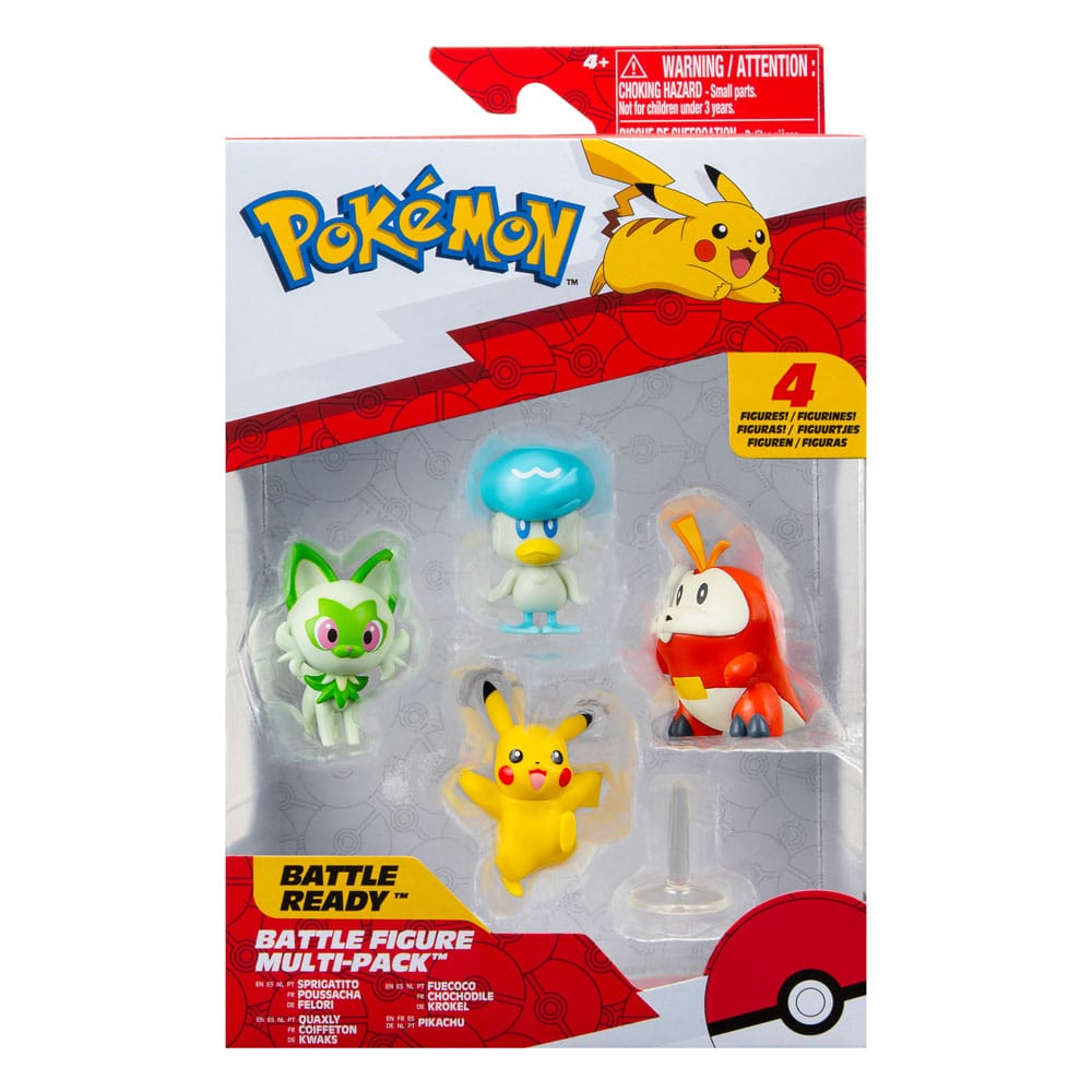 Pokémon Gen IX Battle Figure Set Figure 4-Pack 