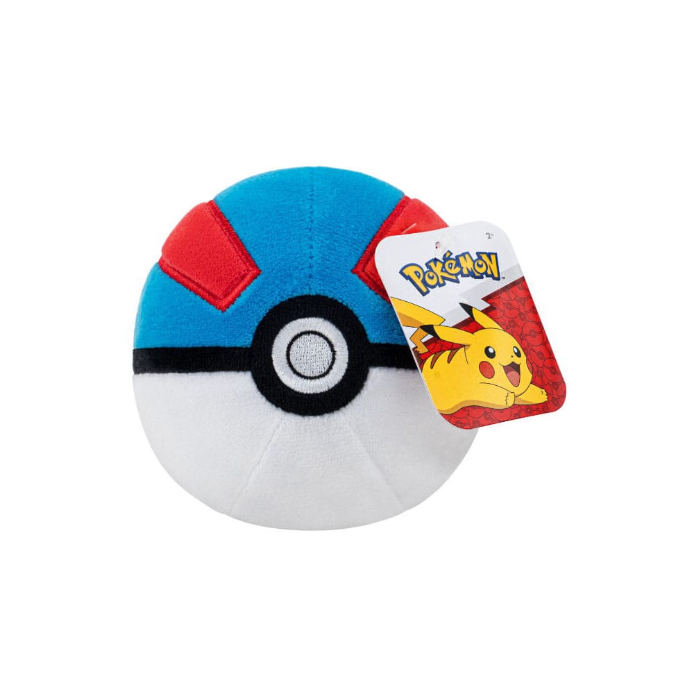 Pokémon Plush Figure Pokeball different versions 10 cm