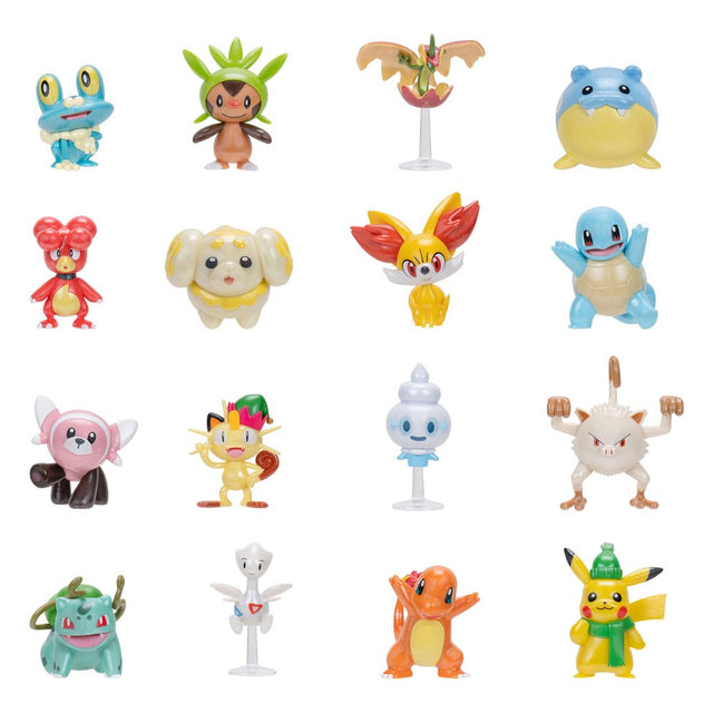 Pokémon Battle Figures Advent Calendar Holiday 2024 Version DE/FR/NL