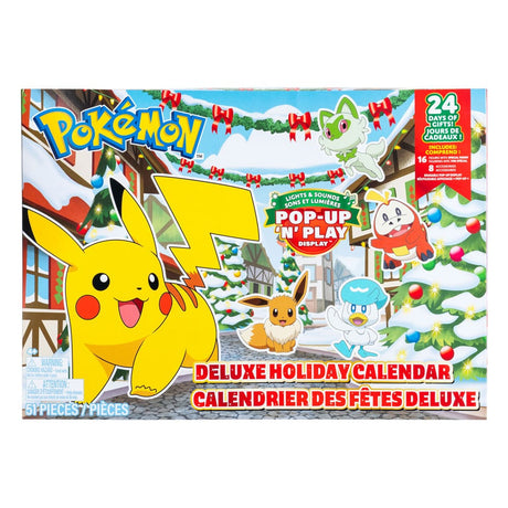 Pokémon Battle Figures Deluxe Advent Calendar Holiday 2024 Version EN/FR