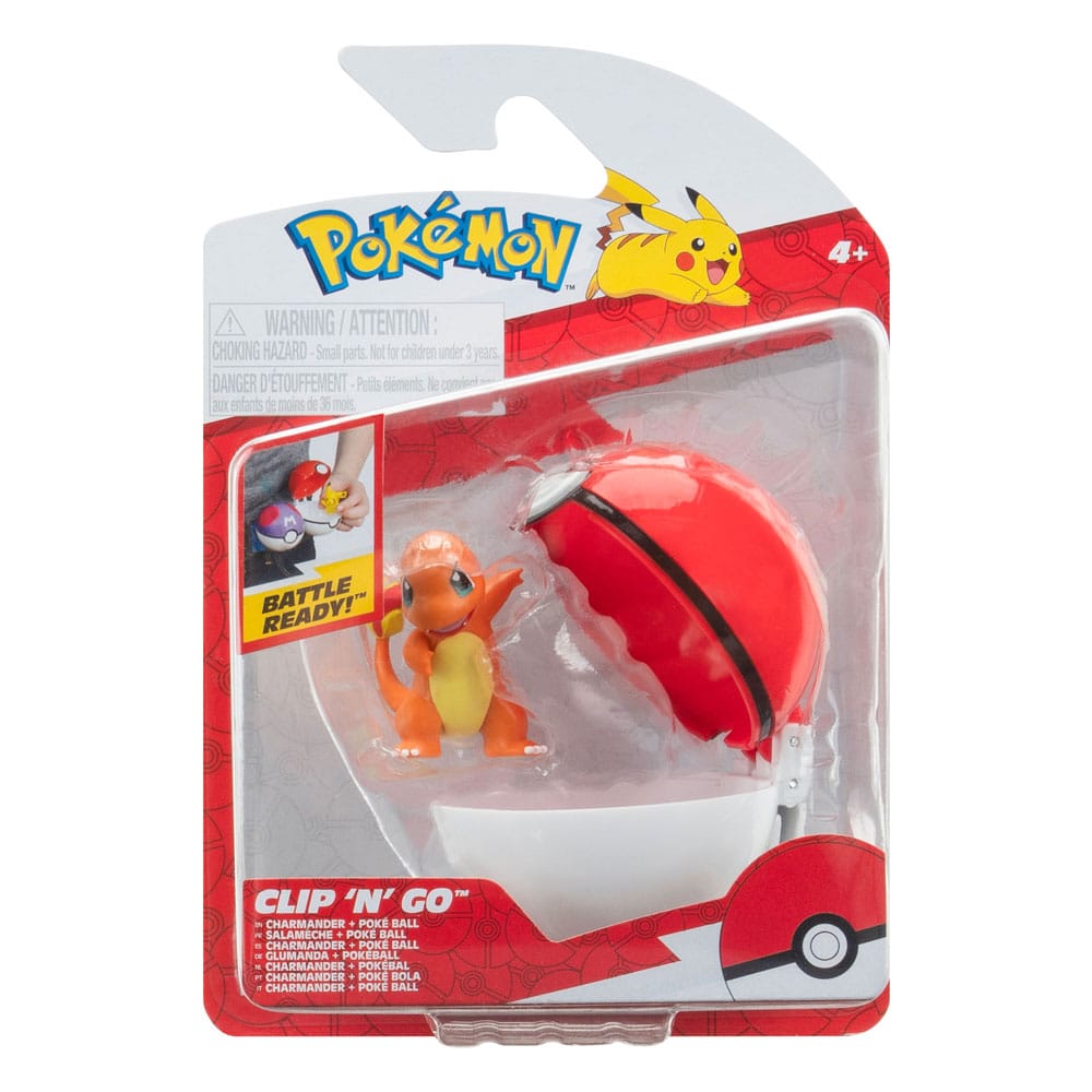 Pokémon Clip'n'Go Poké Balls Charmander #1 & Poké Ball 